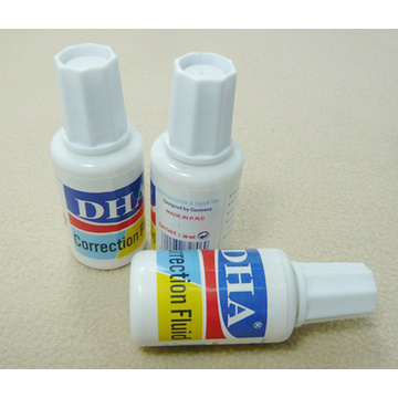 Korrektor-Korrekturflüssigkeitsflasche des Büro-u. Schule-Versorgungsmaterials mit Nylonbürste (DH-806)